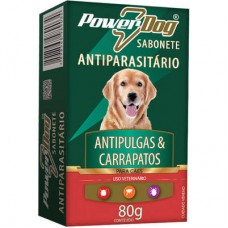 Sabonete Power Dog Antipulgas e Carrapatos 80g